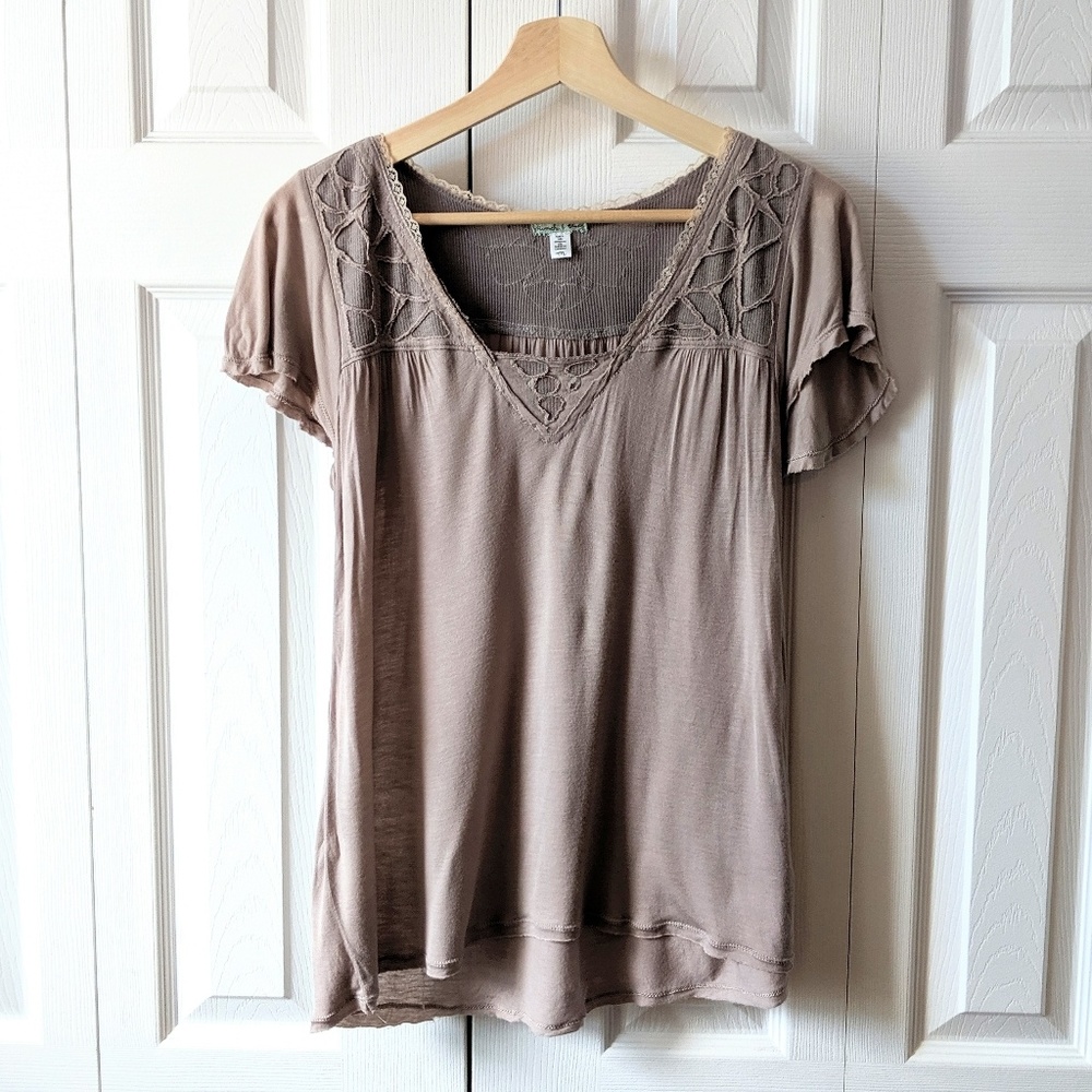 Kimchi Blue Urban Outfitters boho cutout top M